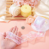 3 Rolls 3 Colors Fishtail Yarn Iridescent Ribbon for Bowknot Making OCOR-TA0004-11B-5