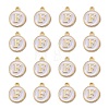 Golden Plated Alloy Charms ENAM-S118-01F-2