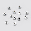 Rondelle 925 Sterling Silver Spacer Beads STER-N013-01D-2