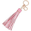 1Pc PU Leather Tassel Keychains KEYC-CL0001-51A-1
