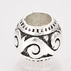 Tibetan Style Alloy European Beads TIBE-T011-91AS-LF-1