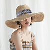 Ethnic Style Embroidery Polyester Ribbons OCOR-WH0070-04C-3