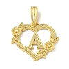 Heart Brass Pendants KK-I714-04G-A-1