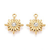 304 Stainless Steel Rhinestone Pendants STAS-I322-33G-02-1