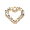 Alloy Crystal Rhinestone Pendaants ALRI-K048-04LG-1