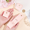 4-Pocket PU Leather Jewelry Rolls with Golden Tone Metal Snap Buttons ABAG-WH0048-69C-3