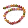 Dyed Natural Malaysia Jade Beads Strands G-G021-02A-26-4