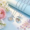 2Pcs Stainless Steel Chain Necklaces NJEW-DR00045-4