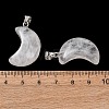 Natural White Agate Pendants G-F820-02L-02-2