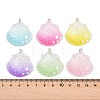Transparent Resin Pendants RESI-P049-02A-P-3