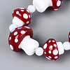 Handmade Lampwork Beads Strands LAMP-N028-11-3