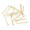 Brass Flat Head Pins KK-G331-11-0.7x15-2