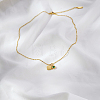 Stainless Steel Pace Green Cubic Zirconia Birthstone Zodiac Gemini Pendant Necklaces for Women ZA6688-1-4