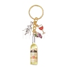 Resin & Glass & Alloy Keychain KEYC-JKC01158-3