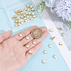 50Pcs Brass Beads KK-BBC0027-41A-3