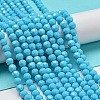 Opaque Glass Beads Stands EGLA-A035-P6mm-D08-2