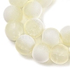 Frosted Crackle Glass Beads Strands GLAA-U001-6mm-M11-2