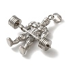 Hip Hop Fitness 316L Surgical Stainless Steel Pendants STAS-H194-01P-03-2