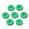 Handmade Polymer Clay Beads CLAY-R067-6.0mm-B06-2