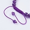 Adjustable Nylon Cord Braided Bead Bracelets BJEW-F308-55B-3