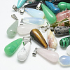 Natural & Synthetic Mixed Stone Pendants G-T081-M-1