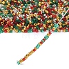 4 Colors Christmas 12/0 Glass Round Seed Beads SEED-X0058-01B-3