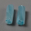 Opaque Colours Glass Twist Bugle Beads GLAA-WH0039-08H-2