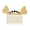 Alloy Hair Combs PW-WG78D24-01-2