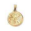 304 Stainless Steel Pendants Rhinestone Settings SA-CBA34D4-04G-1