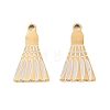 304 Stainless Steel Enamel Pendants STAS-Z190-07G-01-1