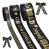3Rolls 3 Styles Graduation Season Polyester Ribbon OCOR-PH0036-82B-1