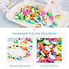 Fashewelry 100Pcs 5 Style Handmade Polymer Clay Beads FIND-FW0001-33-5