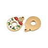 Christmas 304 Stainless Steel Enamel Pendants SA-CBA85C0-02F-G-2