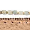 Natural Flower Amazonite Beads Strands GG-CBA96AE-A07-6x6mm-5