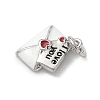 Brass Enamel Charms KK-A273-08P-01-2