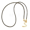 2MM Nylon Braided Cord Necklace Making MAK-A019-02G-23-1