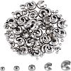 Unicraftale 304 Stainless Steel Crimp Beads Covers STAS-UN0011-90P-1