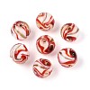 Handmade Gold Sand Lampwork Beads LAMP-T024-11F-1