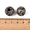 Natural Dalmatian Jasper European Beads G-Q602-09C-08-3