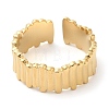 304 Stainless Steel Twist Open Cuff Ring for Women RJEW-I098-19G-2