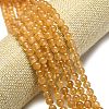 Natural Malaysia Jade Beads Strands G-L645-C01-6mm-15-3