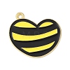 Bees Theme Alloy Enamel Pandants FIND-M083-06I-G-1