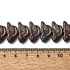 Painted Glass Beads Strands GLAA-Z021-19B-3