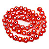 Handmade Evil Eye Lampwork Beads Strands LAMP-N029-018-04-2