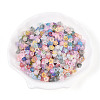 Frosted Transparent Acrylic Beads OACR-N137-72M-1