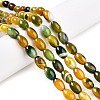 Dyed Natural Agate Beads Strands G-T141-15B-01-2