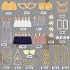 DIY Tassel Dangle Earring Making Kit DIY-SC0020-42-2