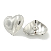 Non-Tarnish Heart Ion Plating(IP) 304 Stainless Steel Stud Earrings EJEW-G400-30P-2