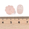 Frosted Transparent Acrylic Beads OACR-P029-03B-02-4