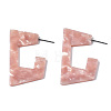Cellulose Acetate(Resin) Stud Earrings KY-S163-381-3